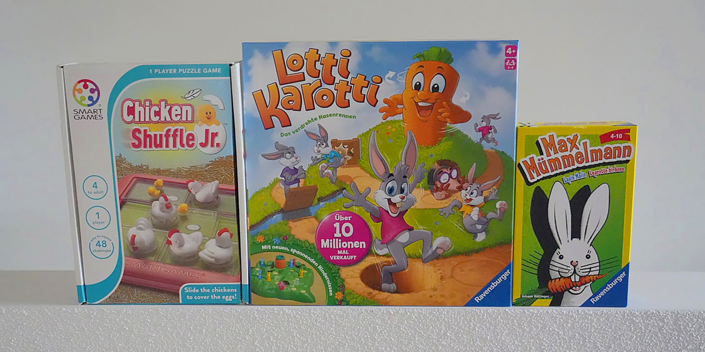 Ravensburger Lotti Karotti – Gioco Da Viaggio, 2-4 Giocatori, 4+ Anni, Versione Compatta Con Due Giochi Di Memoria E Reazione - 2