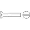 Toolcraft Verzonken schroeven M5 10 mm met gleuf (2000 Schroeven per stuk)