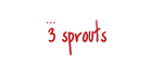 Logo of the 3 Sprouts brand