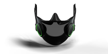 This is what the mask looks like in detail – the silicone ring is reminiscent of VR goggles. Image: Razer