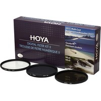Hoya Digital Filter Kit II (UV, CIR-PL & ND8) Filterset (72 mm, Neutral density filter, Polarizing filter, UV filter)