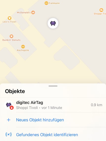 12 h 39 : Apple AirTag