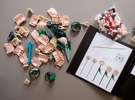 Eine Rose ohne Dornen gibt's nur bei Lego.