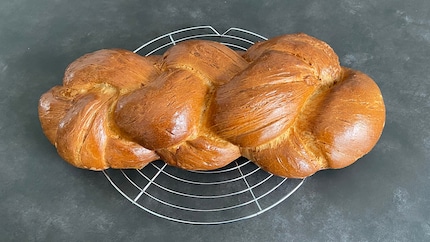 Crispy on the outside, airy on the inside: the braid is a poem.