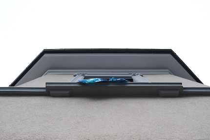 Only a tiny overhang provides protection.