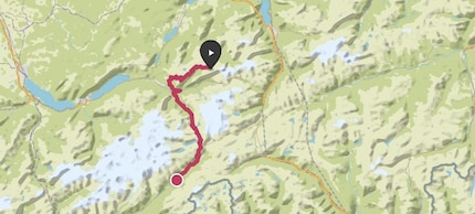 Weniger lang als am ersten Tag, aber mit Aufstieg auf den Grimsel nochmal härter: die 2. Tagesetappe.