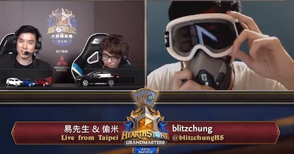 Blitzschung durant le Hearthstone Grandmastesr. Image : Blizzard