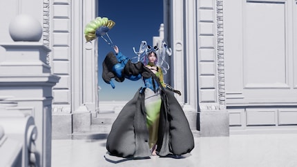 La robe « The Empress of the Metaverse » a été présentée par l’influenceuse virtuelle « Ruby 9100m » à l’occasion du Meta Gala. Photo : The Fabricant