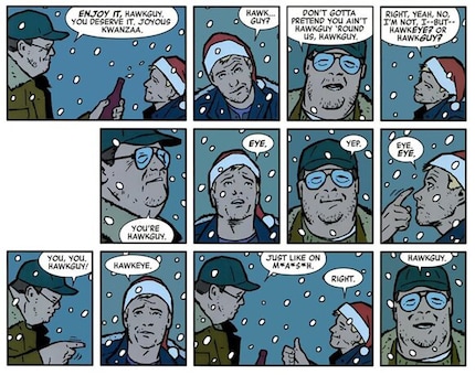 Im Comic grilliert Grills gerne. In der Serie ist Grills… Feuerwehrmann. Feuer. Jep, jetzt check ich’s!