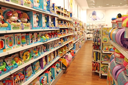 Toys galore! A toy store can quickly feel overwhelming to both parents and children.