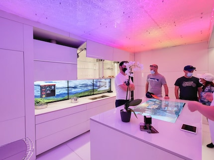 The kitchen is littered with displays. What do you think of it?