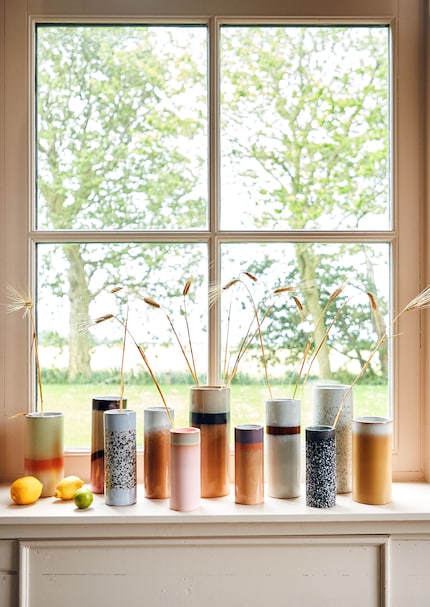 A window frames what's outside and is great to display your decorative items.