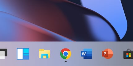 Das Chrome Icon unter Windows 11
