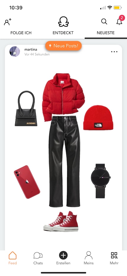 Ein neues Outfit kannst du bis ins kleinste Detail – inklusive farblich passendem iPhone – planen. Bilder: Screenshots Combyne