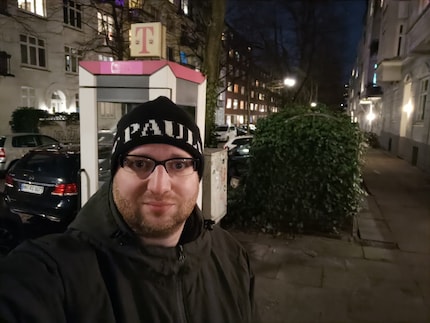 OnePlus Nord CE 2 : selfie de nuit.