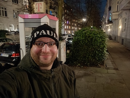 OnePlus Nord CE 2: Selfie mit Nachtmodus.