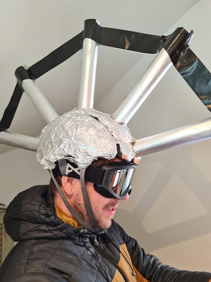 Mein Blitz-Kostüm: Schön ist anders – also passt es zur Fasnacht.