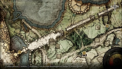 Le Doigt crochu du duelliste se trouve à Limgrave. Chevauchez vers le nord depuis la cabane du maître de guerre jusqu'au bâtiment semi-circulaire près du grand pont. Combattez le PNJ envahisseur et récupérez l’objet. - Source : pcgames.de