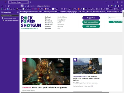 Firefox est certes très réactif, mais n'offre pas de fonctions supplémentaires.