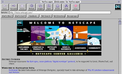 Netscape était ma porte d'entrée sur Internet.