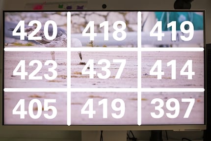 Das Display ist relativ homogen. Die Angaben sind in Nits.