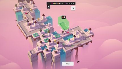 «Isle of Arrows» is about building and defending a city in the clouds.