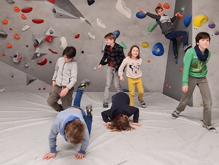 Zum neunten Geburtstag meines Sohnes gings in die Kletter- und Skateboardhalle.