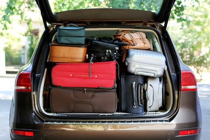 Ein Profi packt sein Auto so, dass sich das Resultat wie beim Tetris präsentiert.