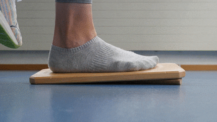 If the log sits on the small toe side, it gets even heavier.