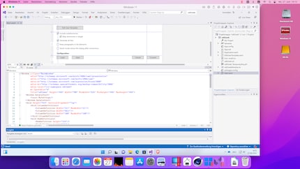 Developing a Windows application – on Mac.