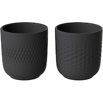 Villeroy & Boch Mug Set 2pcs Manufacture Collier noir (290 ml)