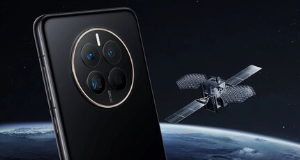 This is how Huawei illustrates the Mate 50 with a satellite.