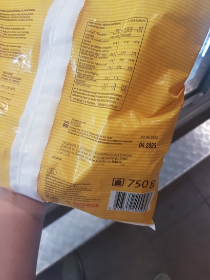De diepvriesklompjes zijn houdbaar tot april 2023. Dit betekent echter niet dat ze na deze datum niet meer geconsumeerd kunnen worden.