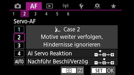 You can optimise the autofocus so it ignores obstacles.