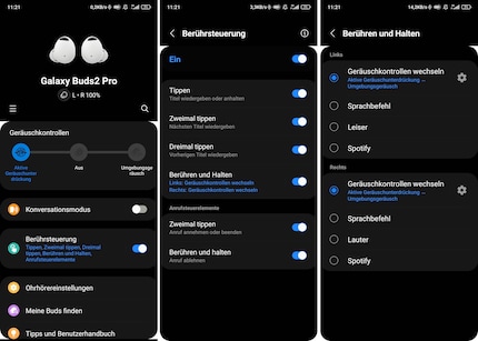 The app allows you to modify the controls to an extent.