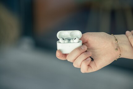 The case can charge the AirPods Pro up to five times before it needs recharging.