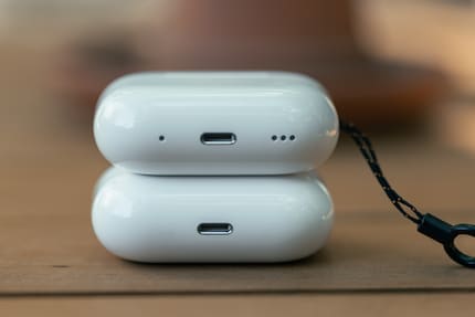 With the new generation, Apple has built a speaker into the case.