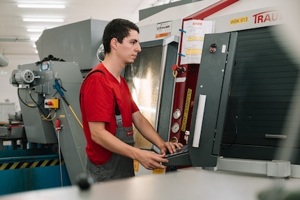 Nathan wollte schon als Kind hier arbeiten.