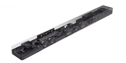 Sony’s installed a total of eleven drivers in the HT-A7000 soundbar.
