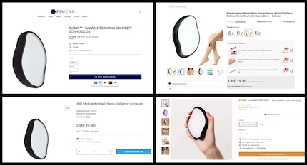 Genau dasselbe Produkt wird in vielen anderen Online-Shops angeboten.