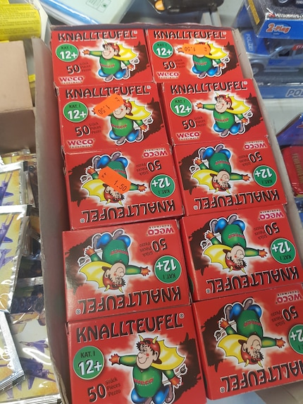 Und nur einen Stand weiter nur gerade die Hälfte.