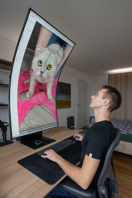 Endlich Katzen-Youtube-Shorts in Übergrösse schauen.