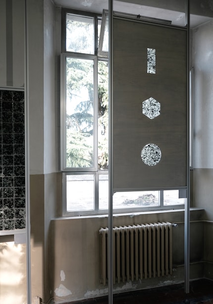 Some tiles are more transparent than others.