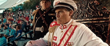 Swiss president and cheese baron Meili (Casper van Dien) brings a lot of Swissness to the table.