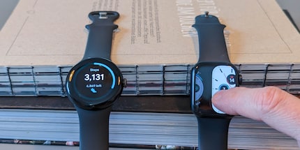 The tiles on the Pixel Watch are clearly more useful than being able to quickly switch between watch faces on the Apple Watch.