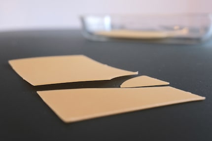 Die Teigblätter brechen auch immer so perfekt ...