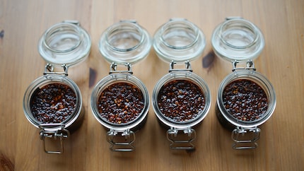 Das Rezept ergibt vier kleine Gläschen.