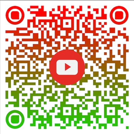 Avec les codes QR du singe, vous pouvez rafraîchir un peu vos cartes de Noël.