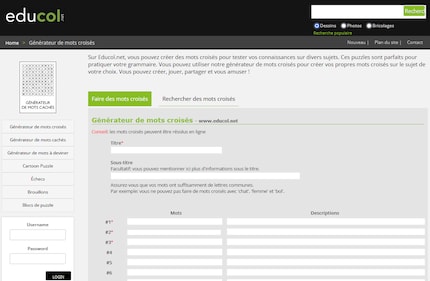 Avec un générateur de mots croisés, vous créez un message de Noël divertissant.