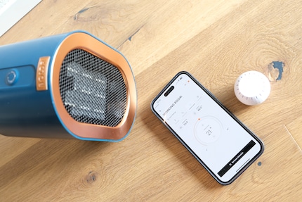 Controlling the heater works smoothly in the app and is intuitive.